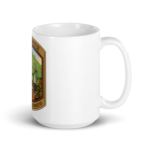 Nona's White Glossy Mug